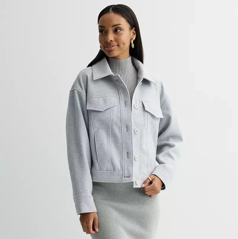 Women's Fashion Nine West Cozy Button-Front Jacket
