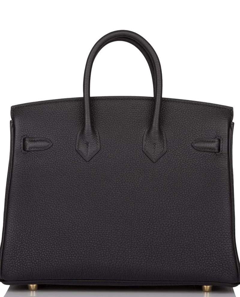 Women's Fashion Hermes Black Togo Birkin 25cm Gold Hardware - Image 5