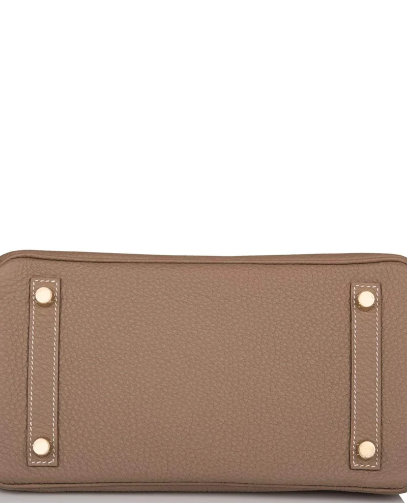Women's Fashion Hermes Birkin 25 Etoupe Togo Gold Hardware - Image 8