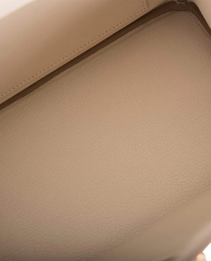 Women's Fashion Hermes Birkin 25 Craie Togo Gold Hardware - Image 8