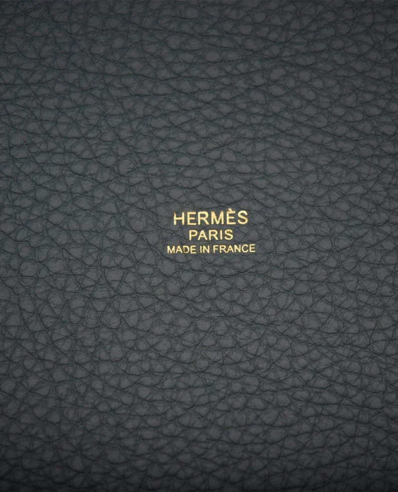 Women's Fashion Hermes Bleu Orage Clemence Picotin Lock 18cm Gold Hardware - Image 8